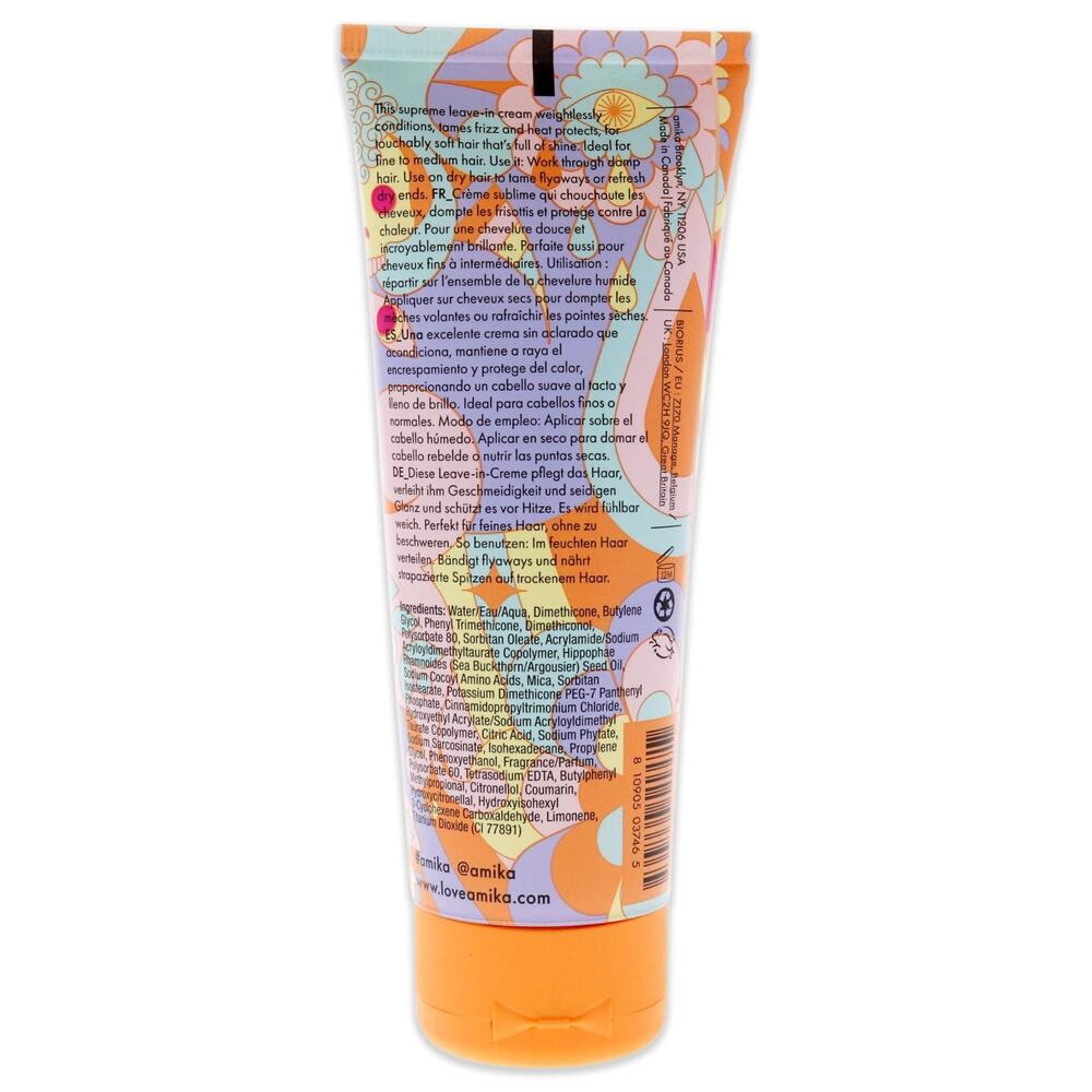 Amika Supernova Moisture and Shine Hair Cream 100ml 3.3 oz Full Size New - Picture 2 of 2